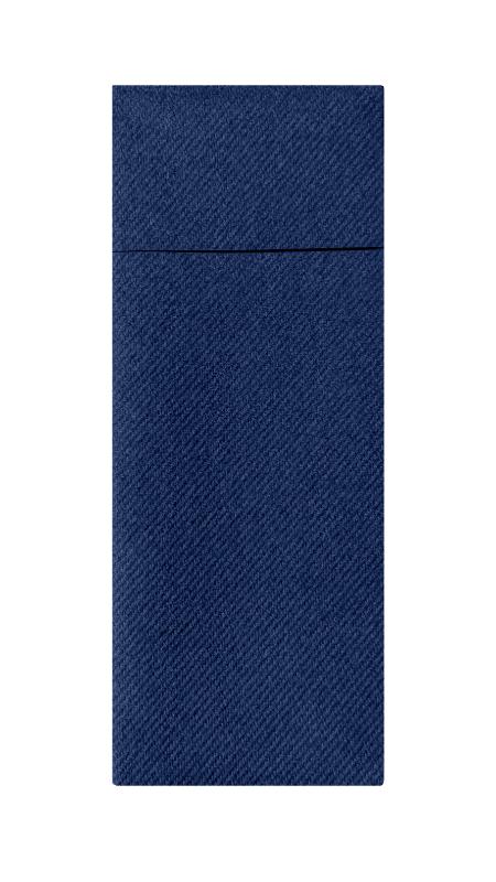 Airlaid Servietten Bestecktasche Blau 40x33cm - 480 Stück