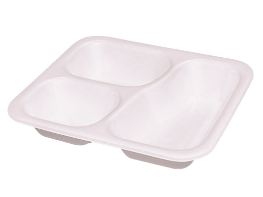 Siegelschalen XPS Nr. 607 3-geteilt 247x209x42 mm - 1200 Stück