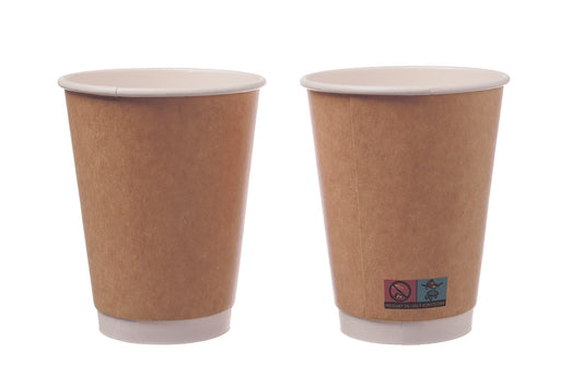 Kaffeebecher To Go Doppelwand 0,30l Ø 90mm - 1000 Stück