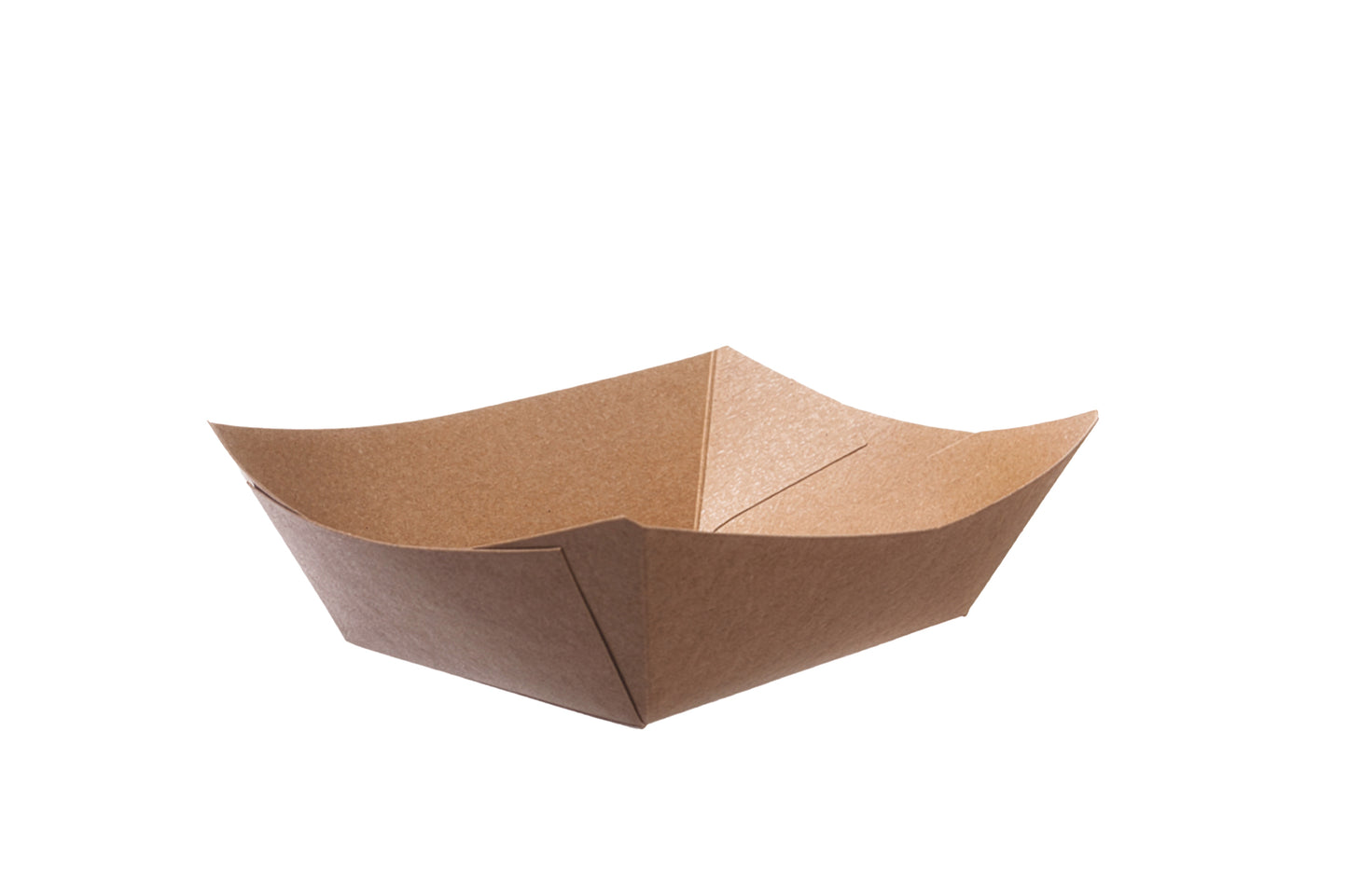 Snackschale Pappe/PE Braun 800ml 215x160x50mm - 500 Stück