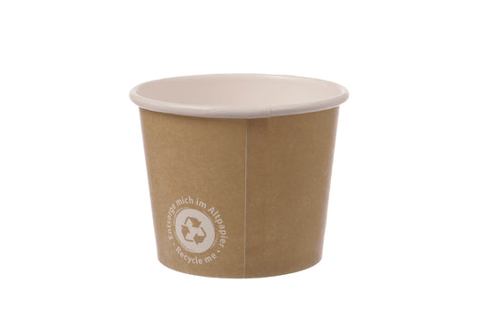 Eisbecher Pappe RECYCLE ME 360ml - 1100 Stück