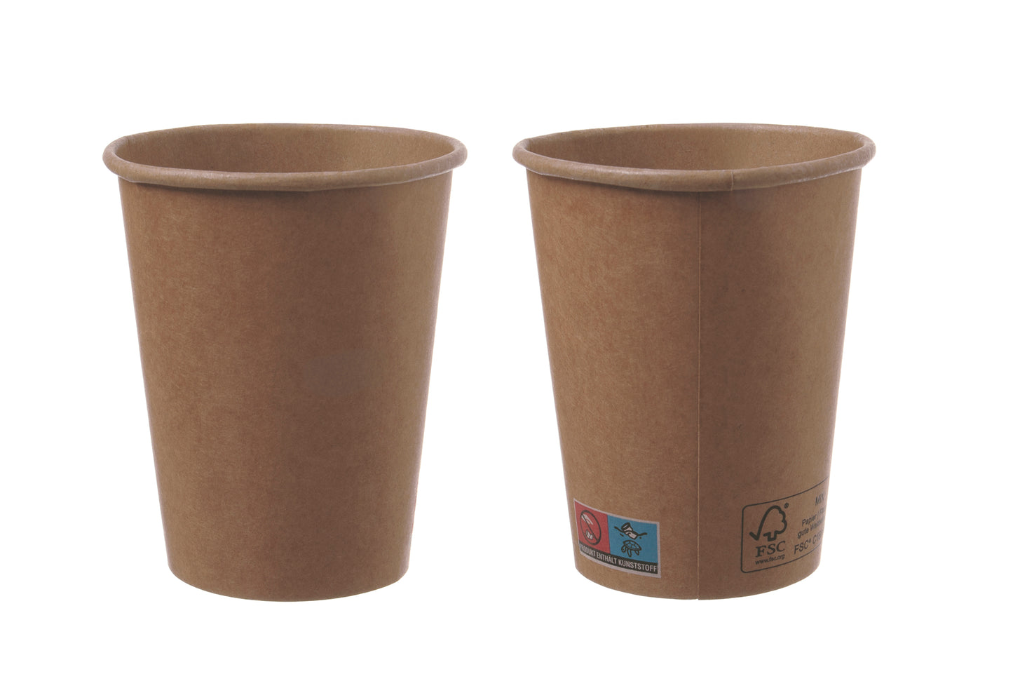 Kaffeebecher To Go Braun Kraft 0,40l Ø 90mm - 600 Stück