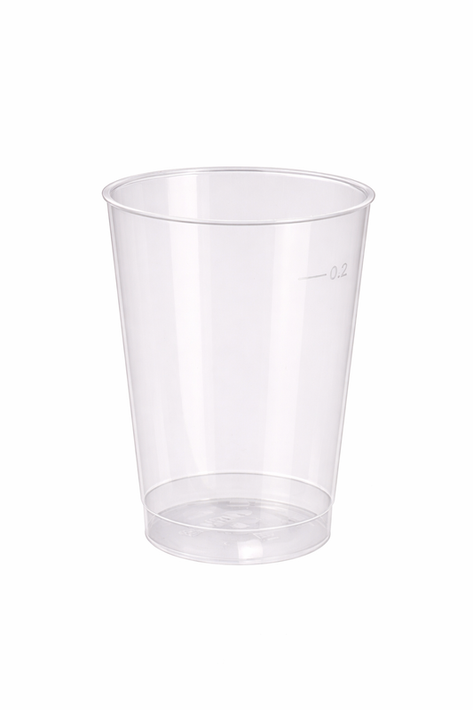 Mehrweg Trinkbecher 0,2l transparent - 800 Stück