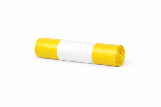 Müllbeutel HDPE 120 Liter gelb 700x1100mm - 500 Stück
