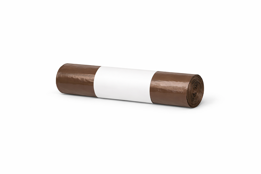 Müllbeutel LDPE 240 Liter braun 800x200x1100mm - 200 Stück