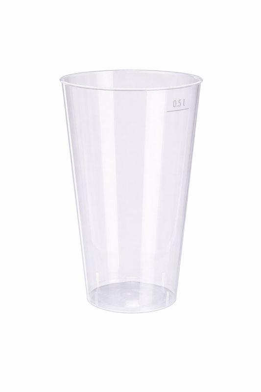 Mehrweg Trinkbecher 0,5l transparent - 360 Stück