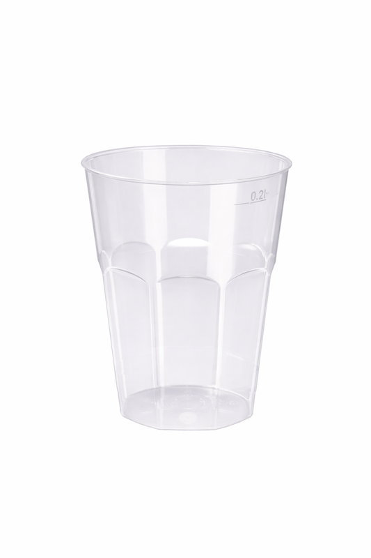 Mehrweg Trinkbecher Cocktail 0,2l transparent - 500 Stück