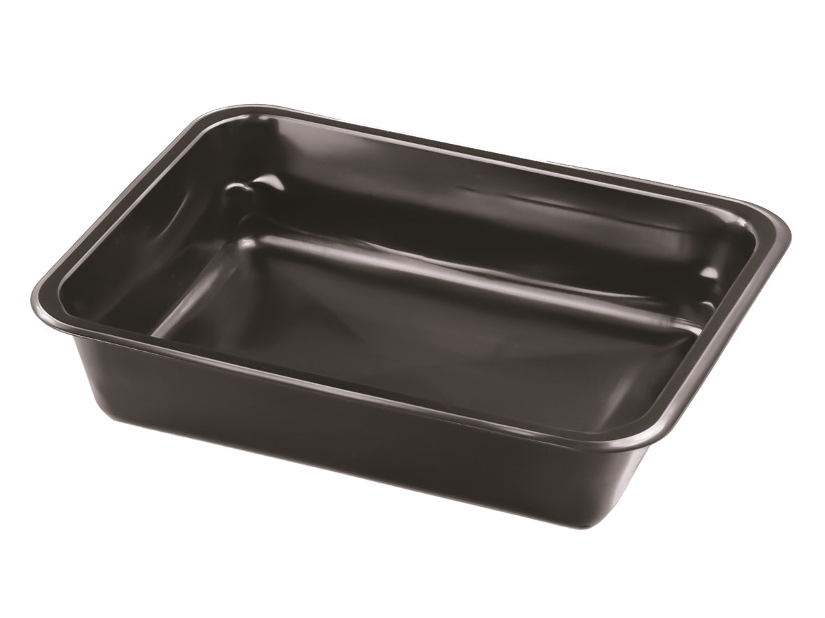 Siegelschale 906 ungeteilt schwarz 227x178x45mm - 500 Stück