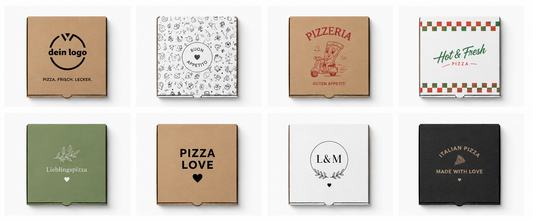 Pizzakarton Logodruck