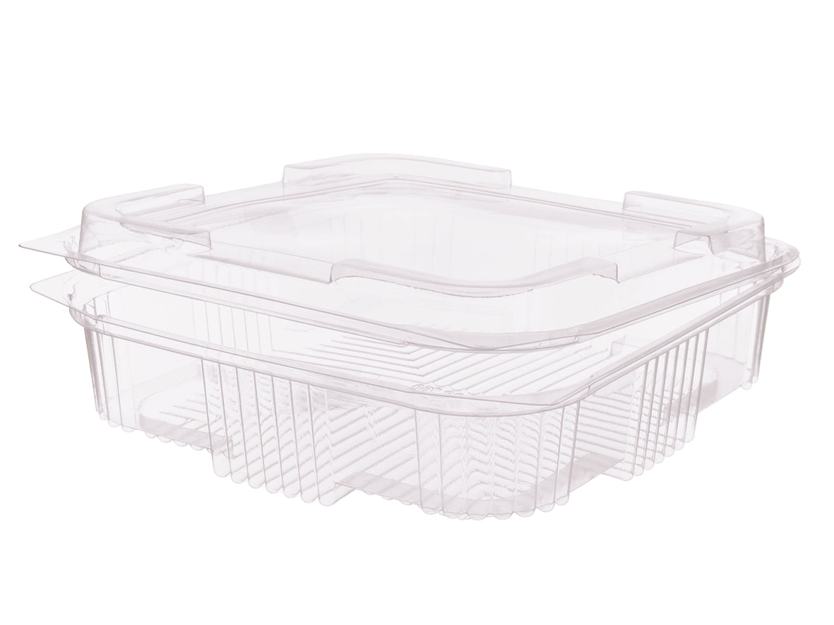 Salat Klappboxen eckig V496 750ml 150x145x35mm - 300 Stück