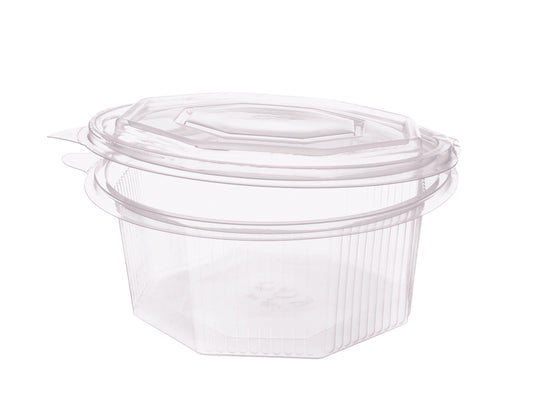 Salat Klappboxen 8-eckig 750ml 129x129x66mm - 300 Stück