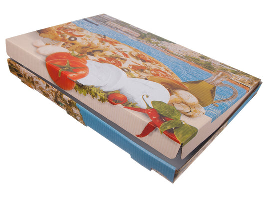 Pizzakarton 40x60x5 Onda Bas Positano