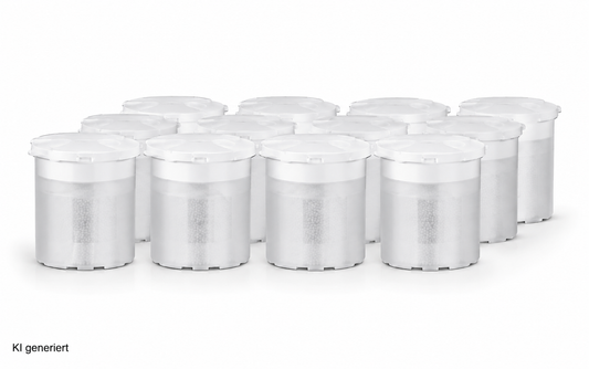 Mousse Chef transparente Kunststoffbecher Set à 12 mit Verschlusskappe