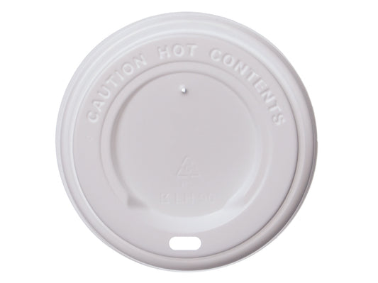 Kaffeebecher To Go Becher Deckel PS weiß 89,5mm - 1000 Stück