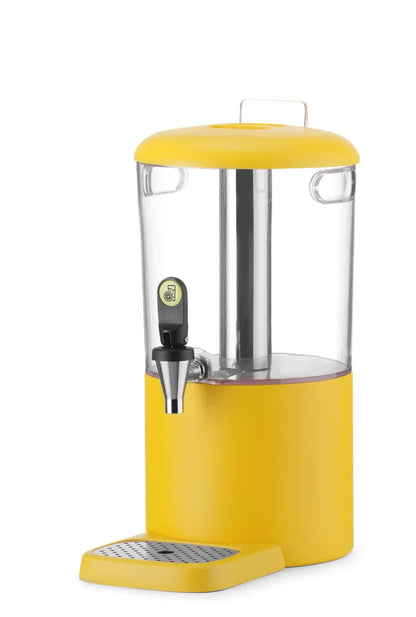 Saftspender UNIQ, HENDI, designed by Robert Bronwasser, 4L, Gelb, 315x211x(H)431mm
