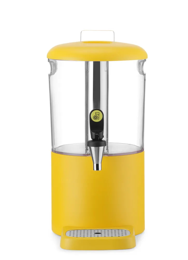 Saftspender UNIQ, HENDI, designed by Robert Bronwasser, 4L, Gelb, 315x211x(H)431mm