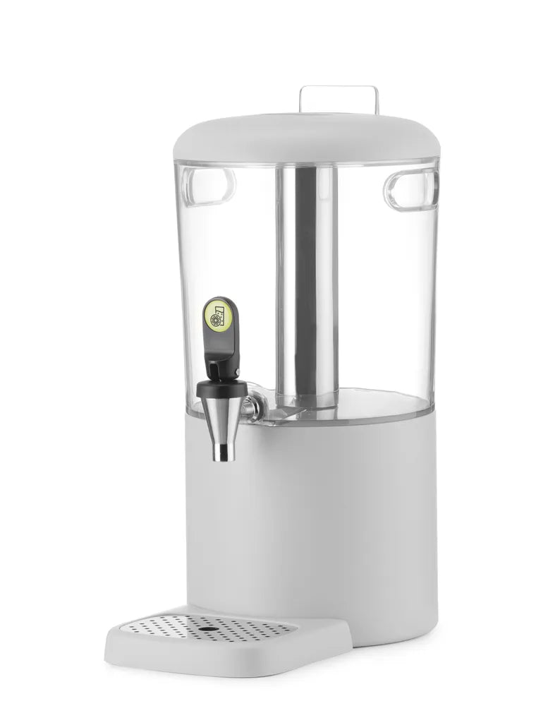 Saftspender UNIQ, HENDI, designed by Robert Bronwasser, 4L, Weiß, 315x211x(H)431mm