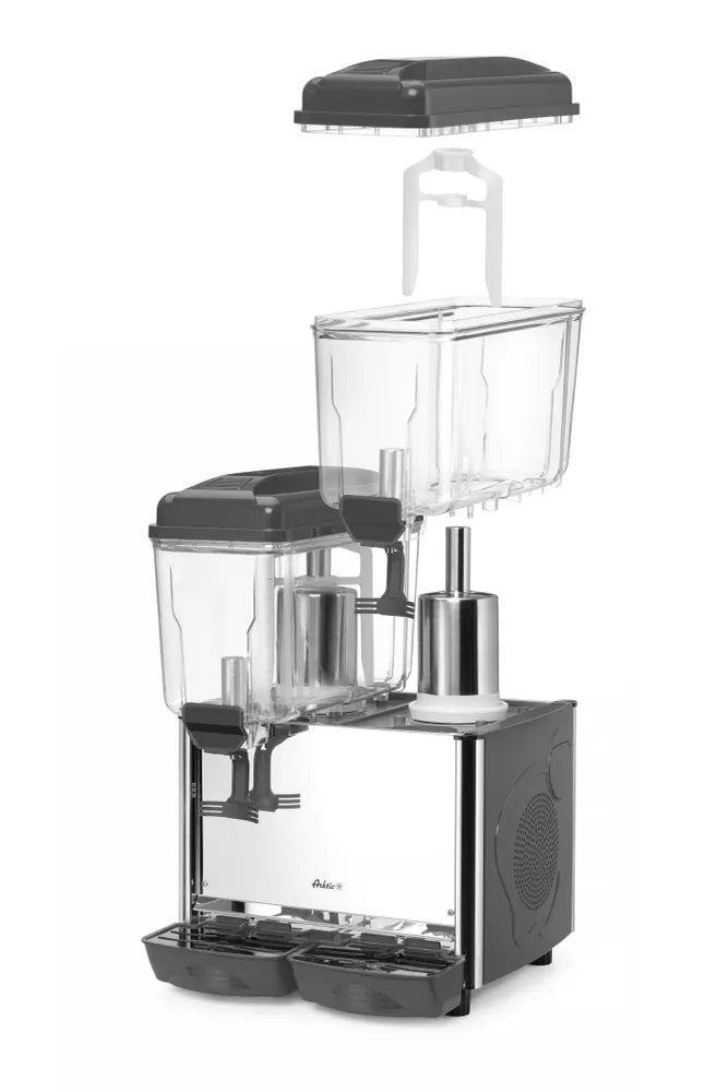 Saftspender 2x12L, Arktic, 24L, 230V/370W, 485x415x(H)645mm
