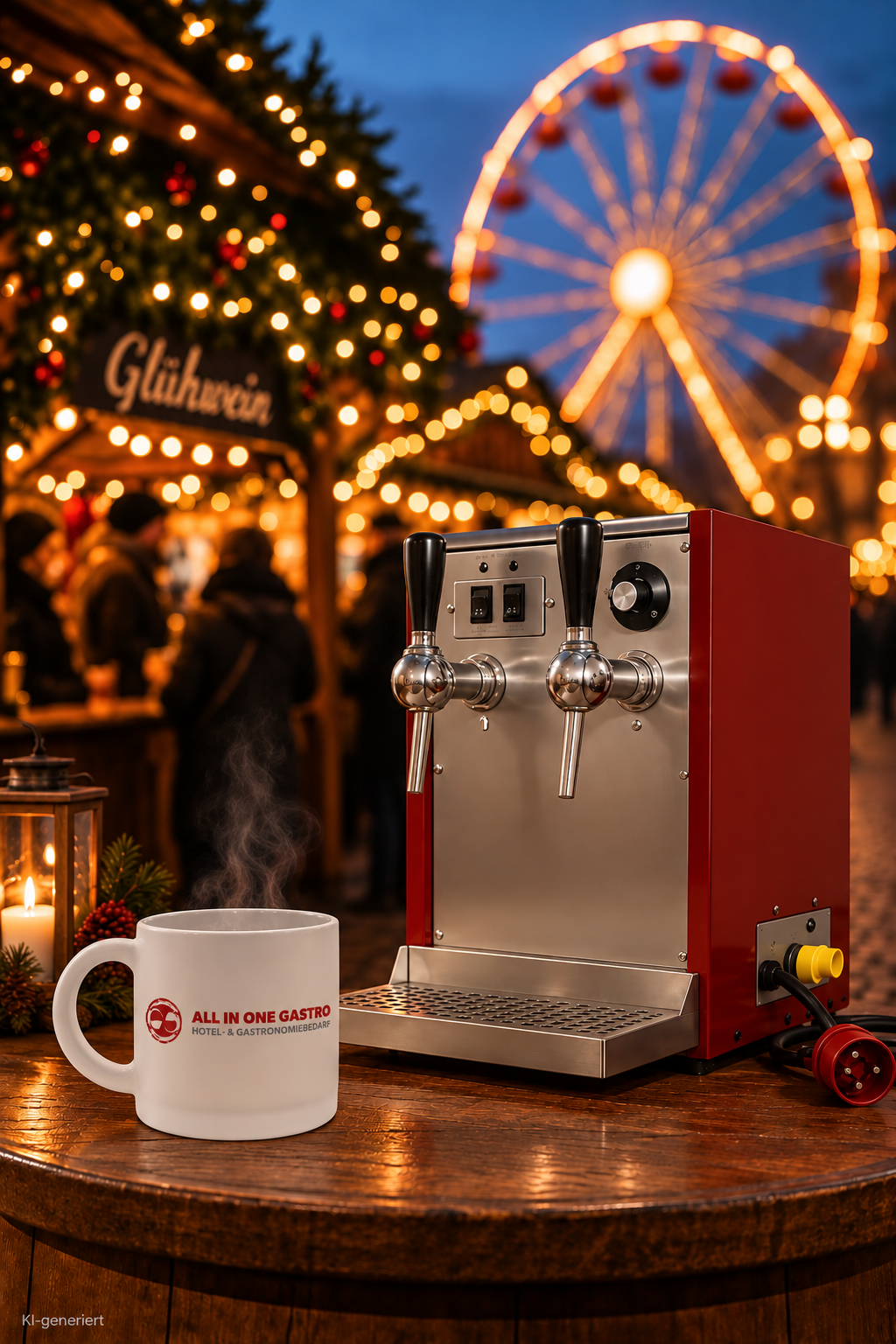Selbach Glühwein Durchlauferhitzer OTHG 105 IIIE 2 Zapfhähne