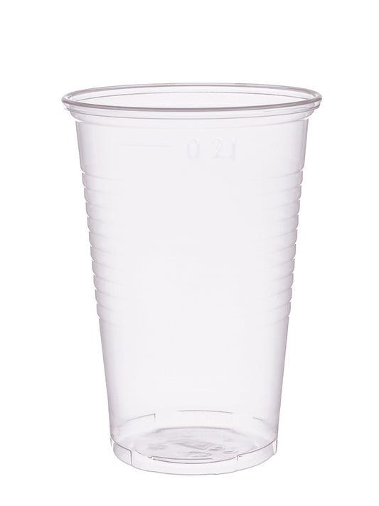 Trinkbecher PP 0,20l transparent Ø70,3mm - 3000 Stück