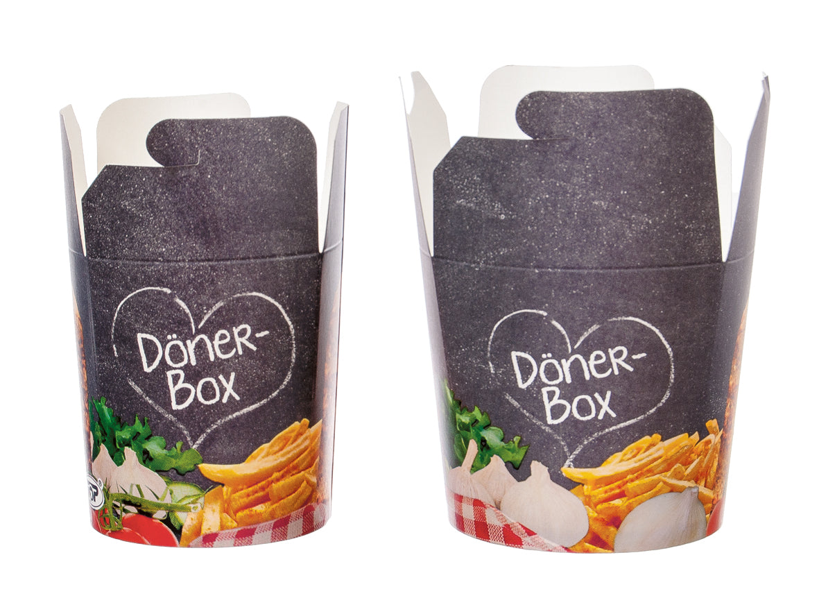 Karton Snackbox Dönerbox für Imbiss und Grill – AIOGastro