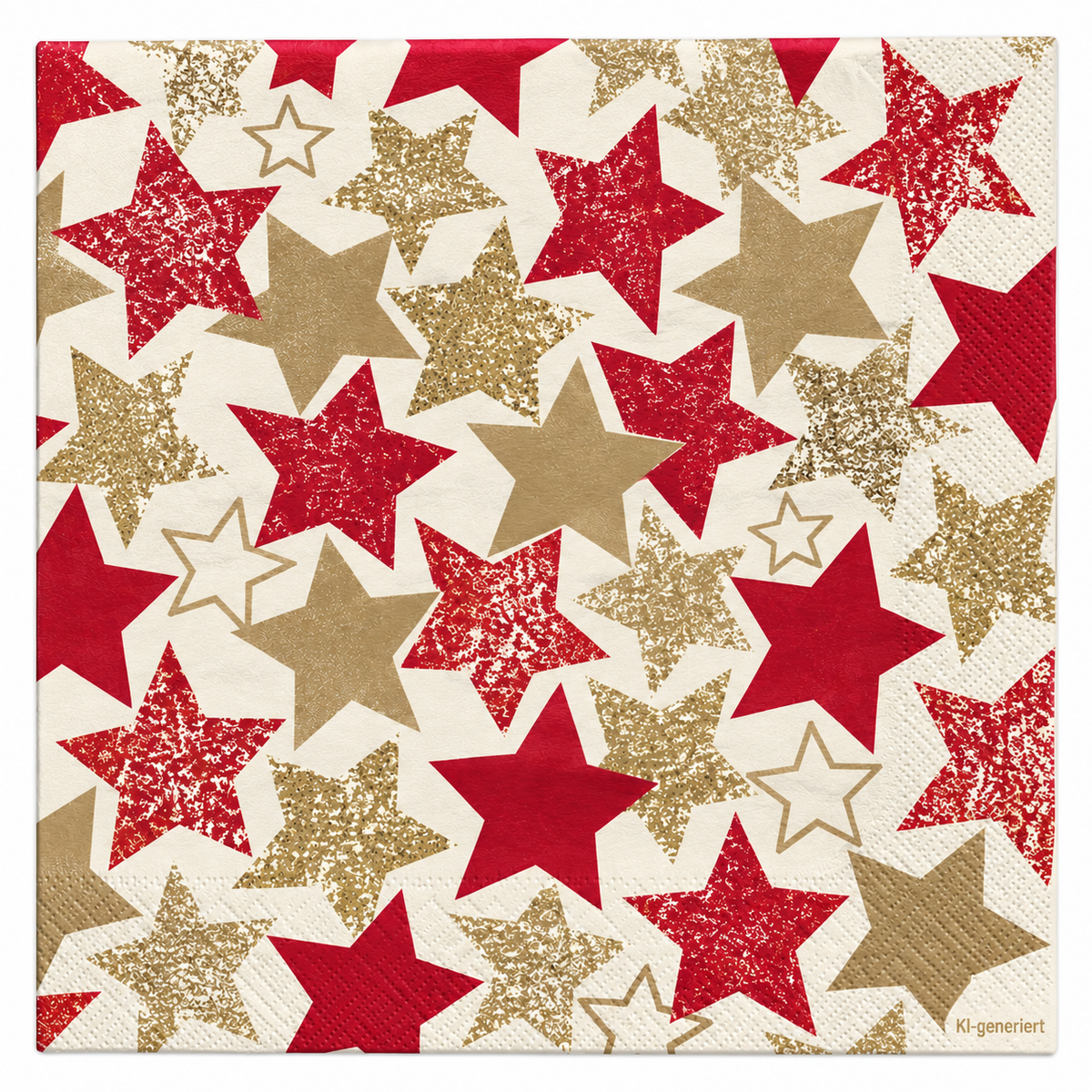 Servietten Weihnachten 33x33cm 3-lagig 1/4 Falz Levi - 100 Stück