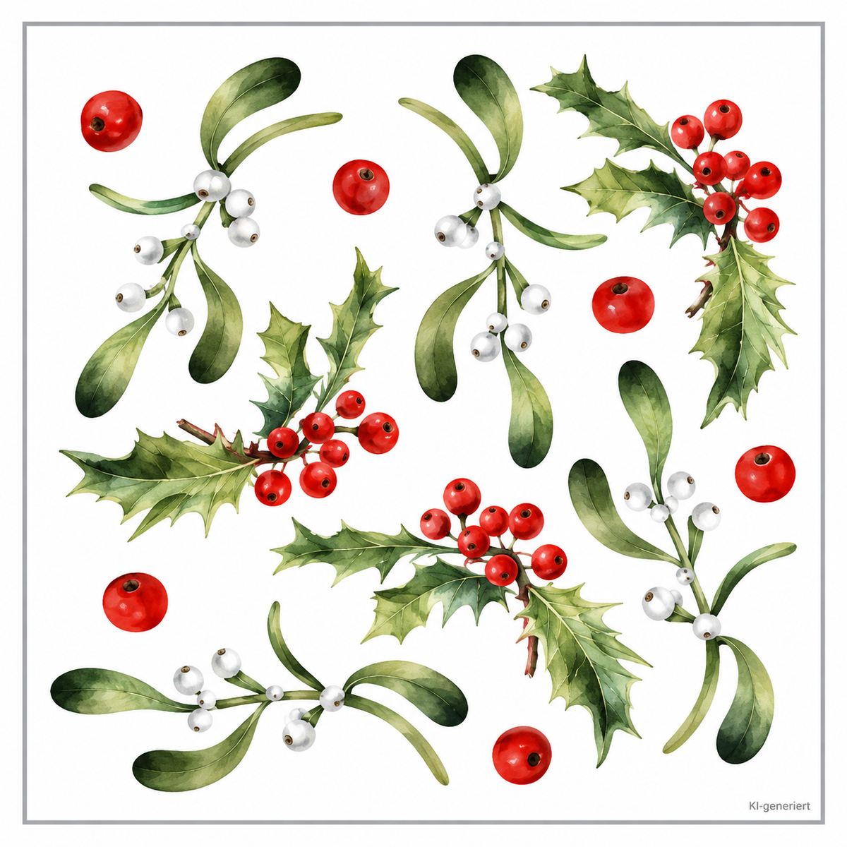 Untersetzer Coaster Weihnachten 90x90mm Marianne - 250 Stück