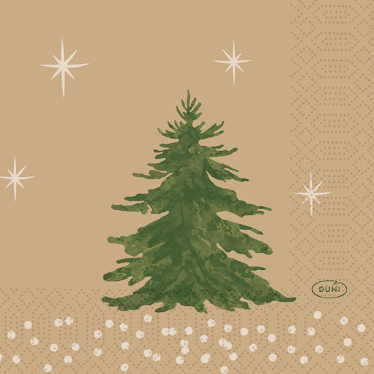 Servietten 24x24cm 3-lagig 1/4 Falz Humble Trees - 250 Stück