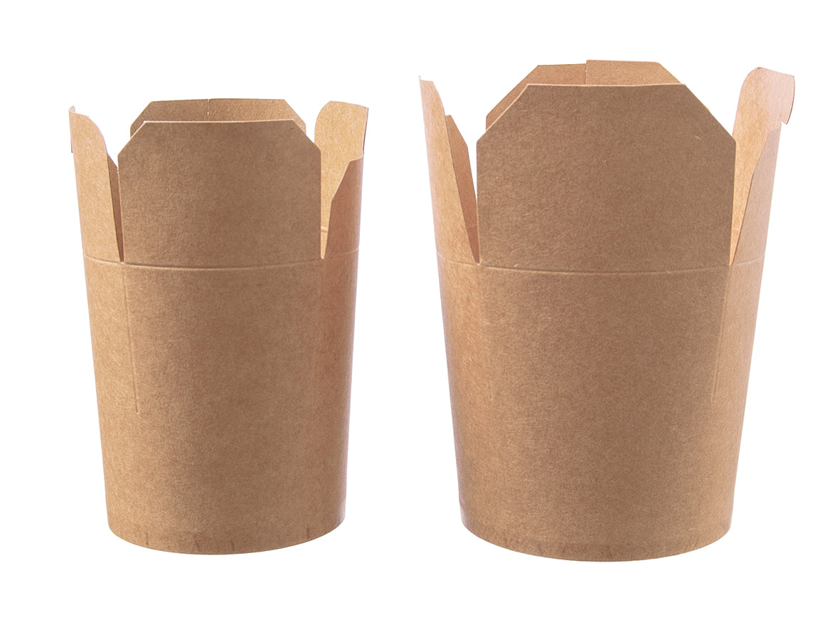 Snackbox Nudelbox Asiabox braun 710ml - 500 Stück
