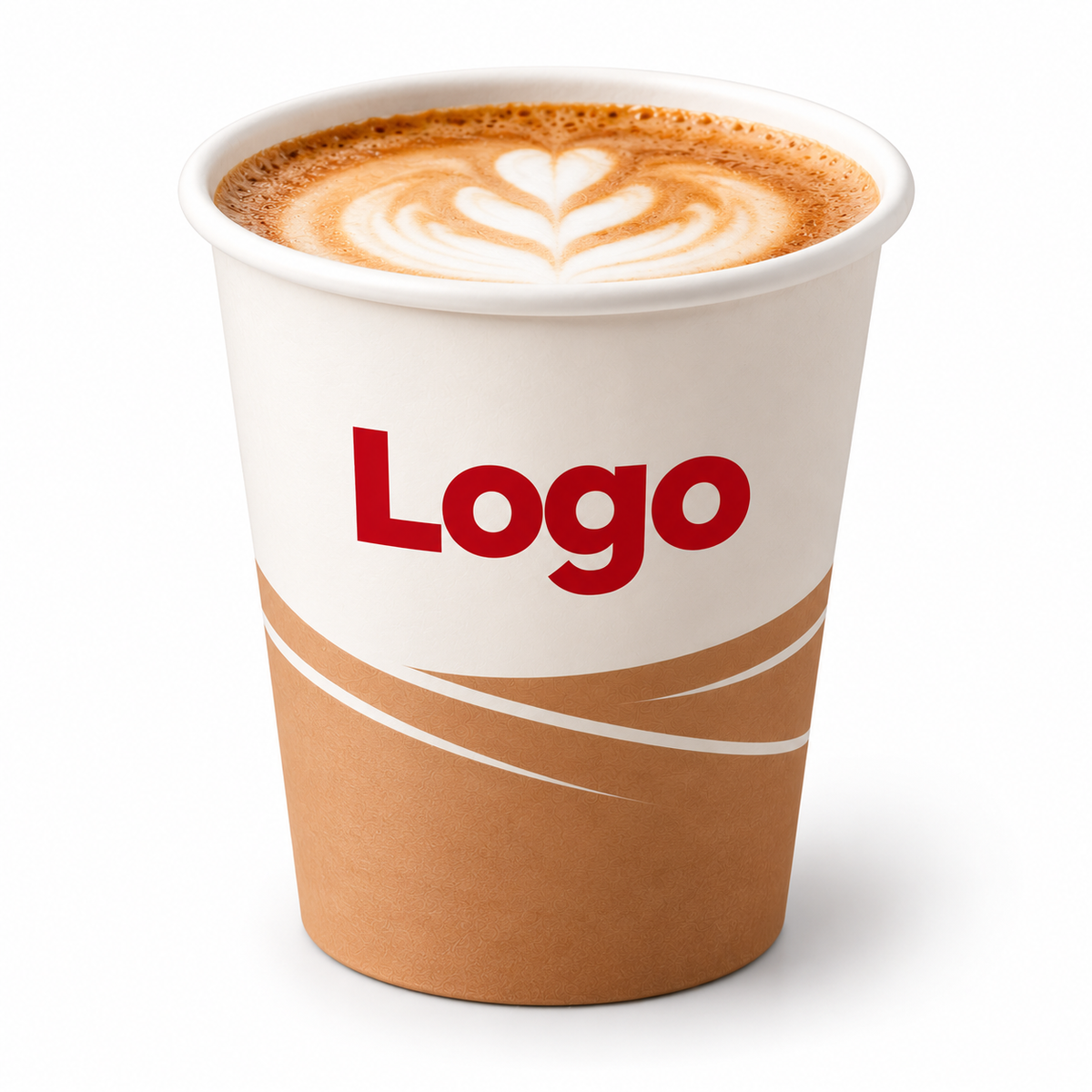 Heißgetränkebecher Singlewall 180ml Logo