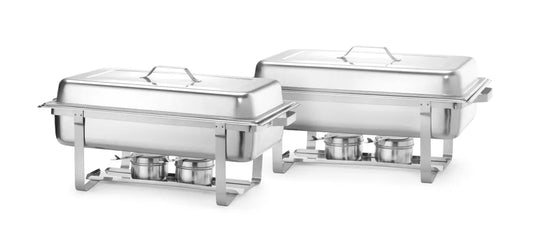 Chafing Dish Gastronorm 1/1, HENDI, Kitchen Line, 9L, 2 Stk., 600x358x(H)295mm