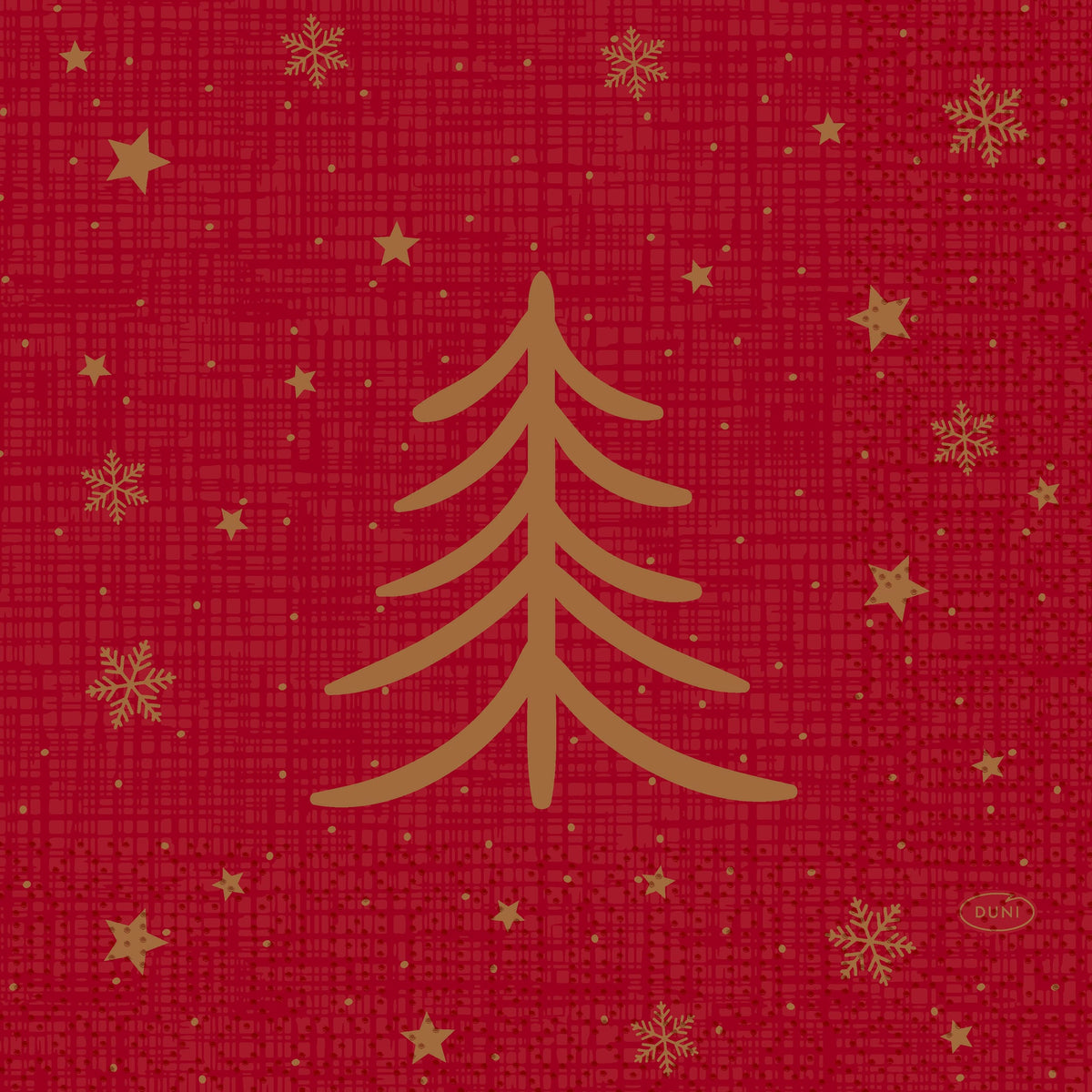 Servietten 33x33cm 3-lagig 1/4 Falz Shimmer Trees