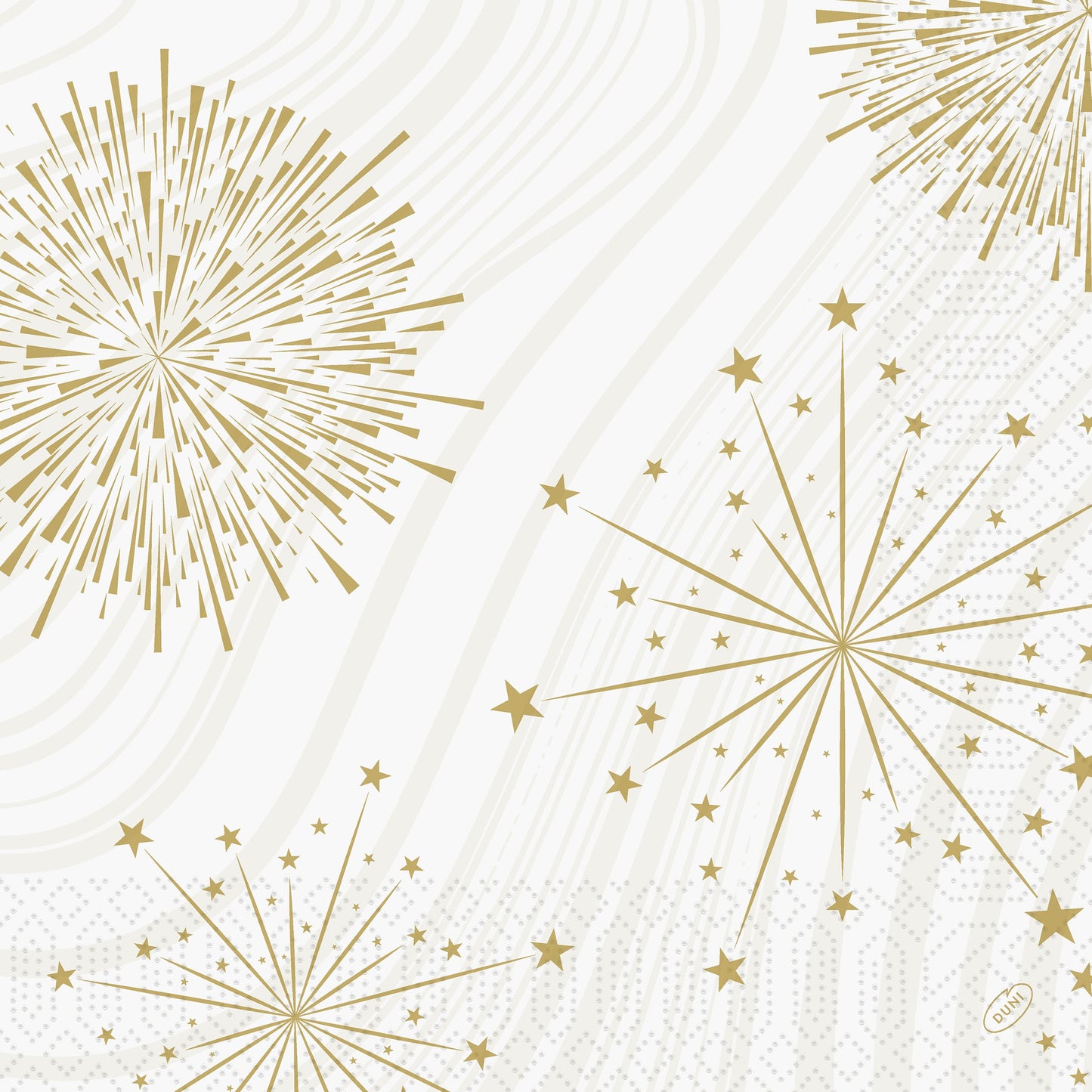 Servietten 40x40cm 3-lagig 1/4 Falz Sparkly White - 1000 Stück