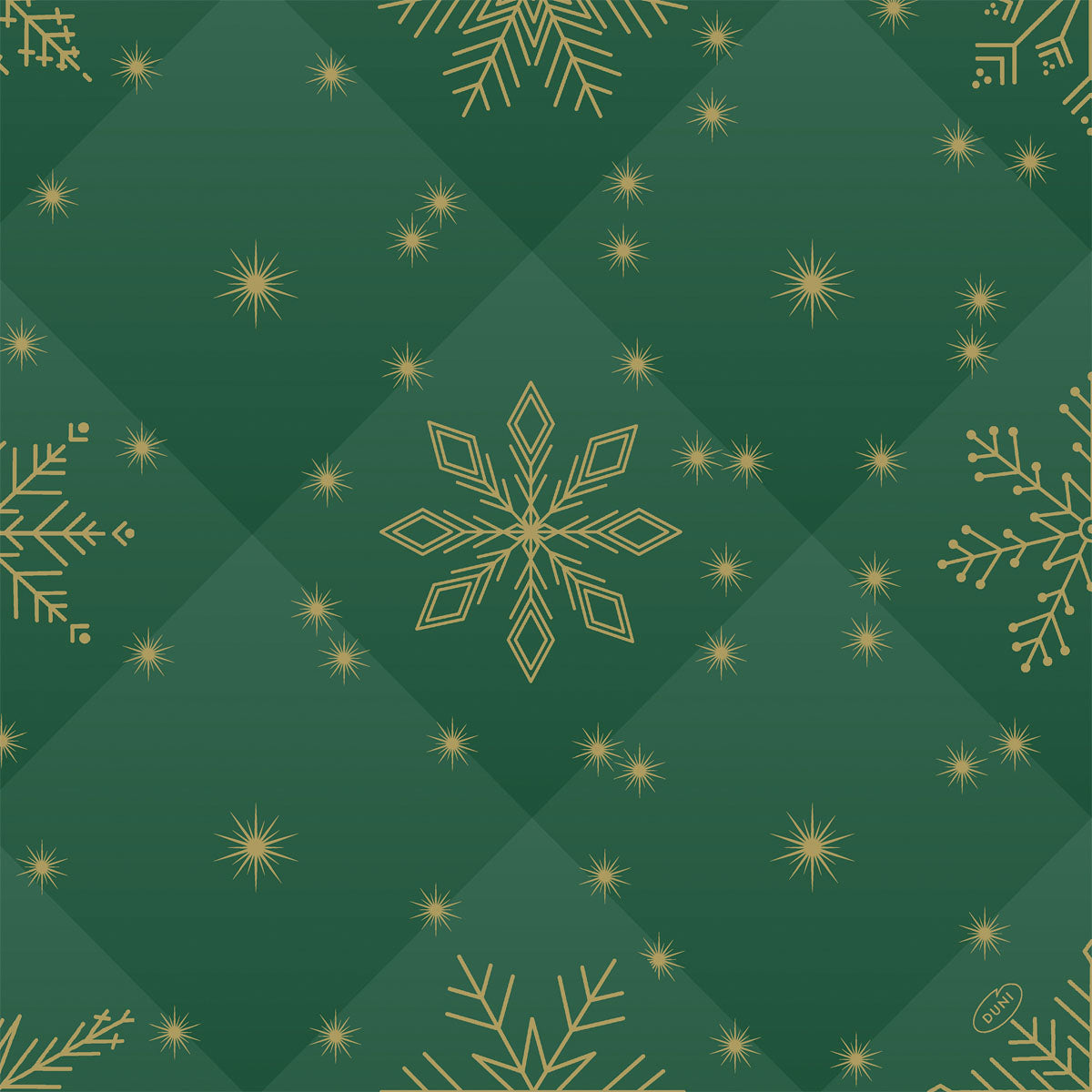 Bio Soft Servietten 40x40cm 1/4 Falz Rhombus Green - 60 Stück