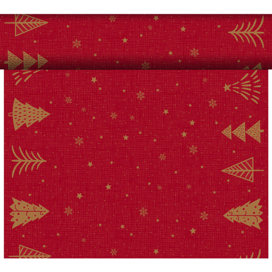 Dunicel Bio Tischläufer 24mx40cm Shimmer Trees - 80 Abschnitte