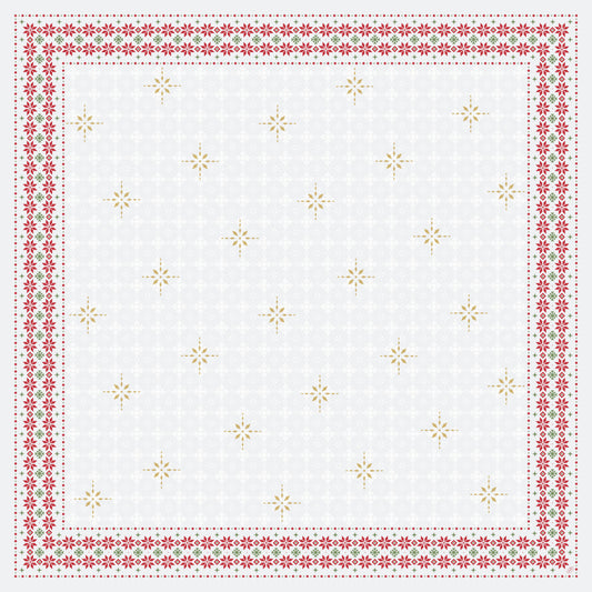 Einweg Dunicel Tischdecken 84x84cm Tradition - 100 Stück