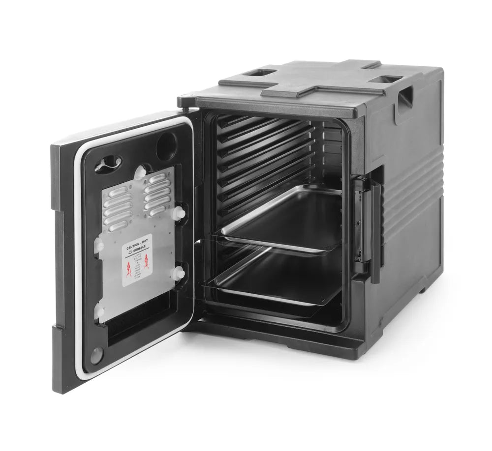 Thermo-isolierter Behälter mit Heizfunktion – Catering, AmerBox, GN 1/1, 220-240V/200W, 477x680x(H)620mm