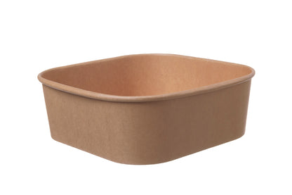 Salatschale quadratisch 1000ml 170x170x55mm inkl. Deckel  - 300 Stück