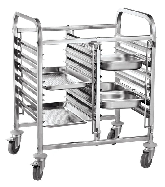 Transportwagen doppelt - 12xGN1/1, HENDI, 810x610x(H)960mm
