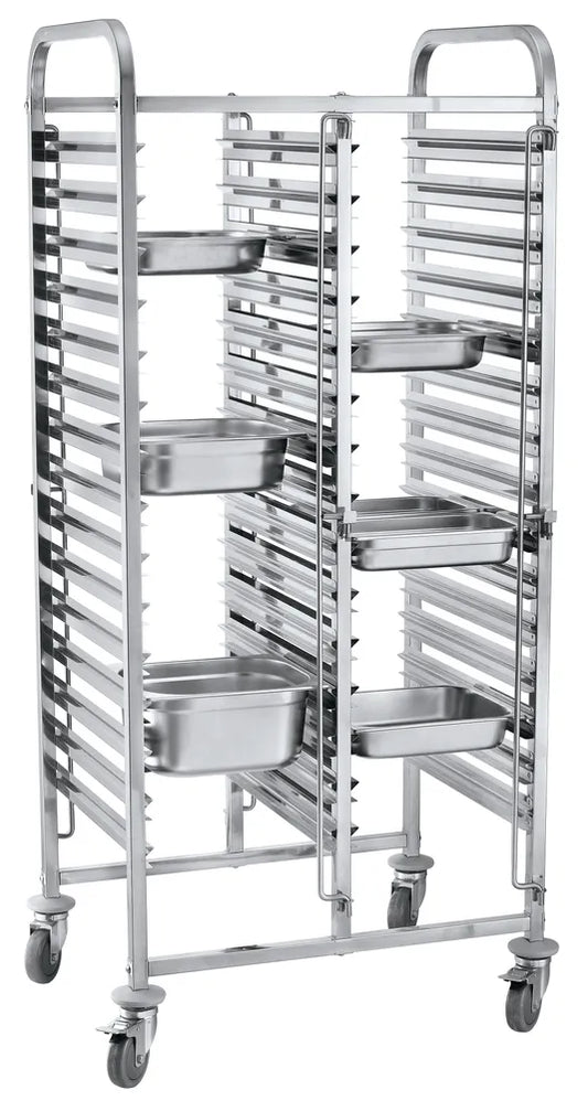 Transportwagen doppelt - 30xGN1/1, HENDI, 798x610x(H)1710mm