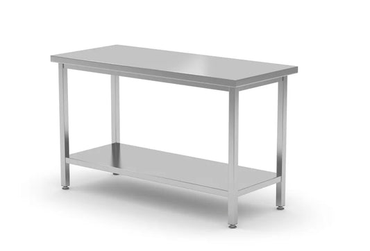 Zentraler Arbeitstisch – verschraubt, HENDI, Profi Line, 1000x700x(H)850mm