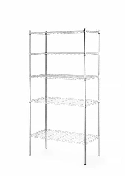 Lagerregal mit 5 Fächern, HENDI, Chrom, 910x455x(H)1830mm