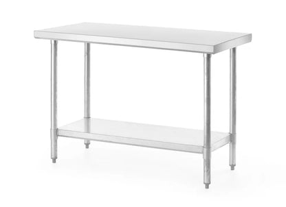 Zentraler Arbeitstisch, HENDI, Budget Line, 1200x600x(H)850mm