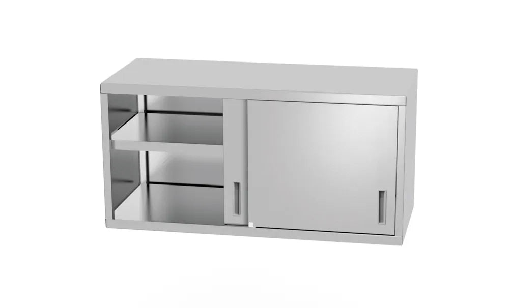 Wandschrank – verschweißt, mit Schiebetüren, HENDI, Profi Line, 1000x300x(H)600mm