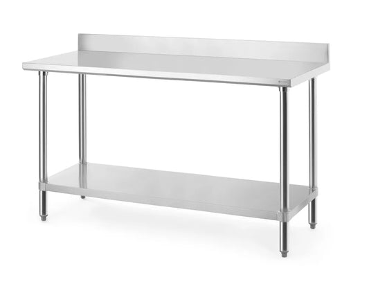 Arbeitstisch mit Aufsatz, HENDI, Budget Line, 1600x600x(H)950mm