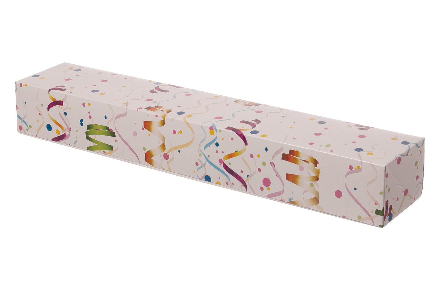 Berliner Box Krapfen Karton Konfetti 600x110x80mm - 60 Stück