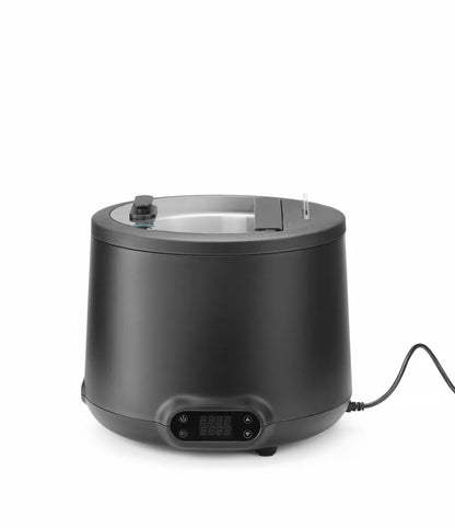Suppenkessel UNIQ, HENDI, designed by Robert Bronwasser, 8L, Schwarz, 220-240V/500W, ⌀365x(H)325mm