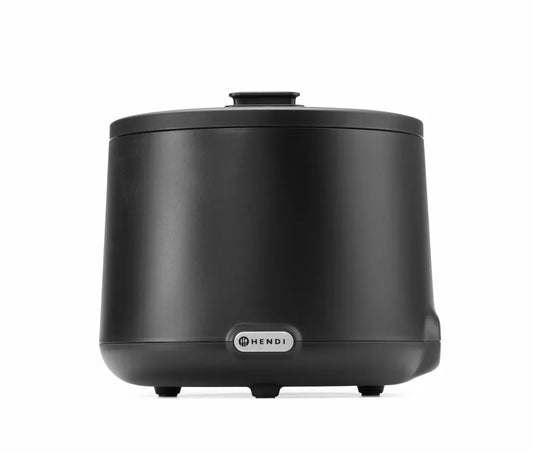 Suppenkessel UNIQ, HENDI, designed by Robert Bronwasser, 8L, Schwarz, 220-240V/500W, ⌀365x(H)325mm