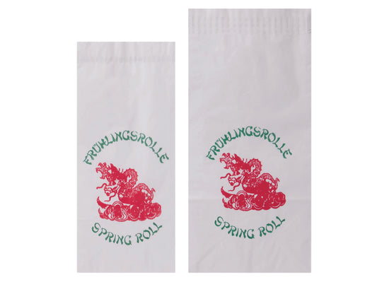 Warmhaltebeutel Frühlingsrolle 1/1 130+80x280mm - 1000 Stück