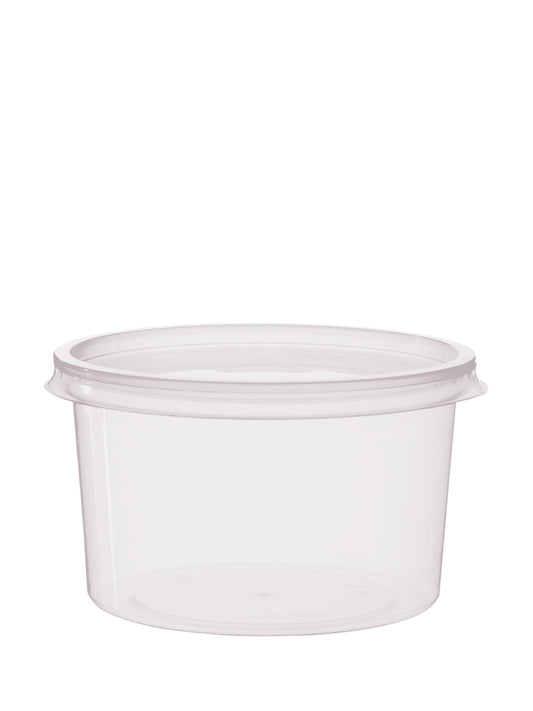 Ananasbecher rund PP 500ml mit Deckel H:70xØ115mm - 500 Stück